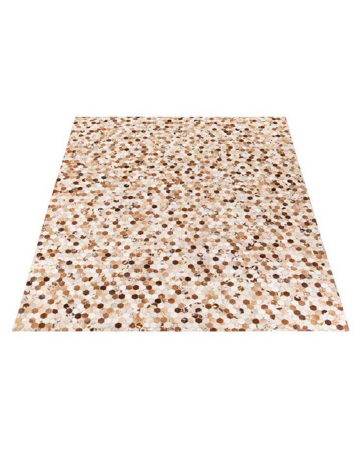 Detail image of 8' x 9' 10 Cowhide Stocks Rug