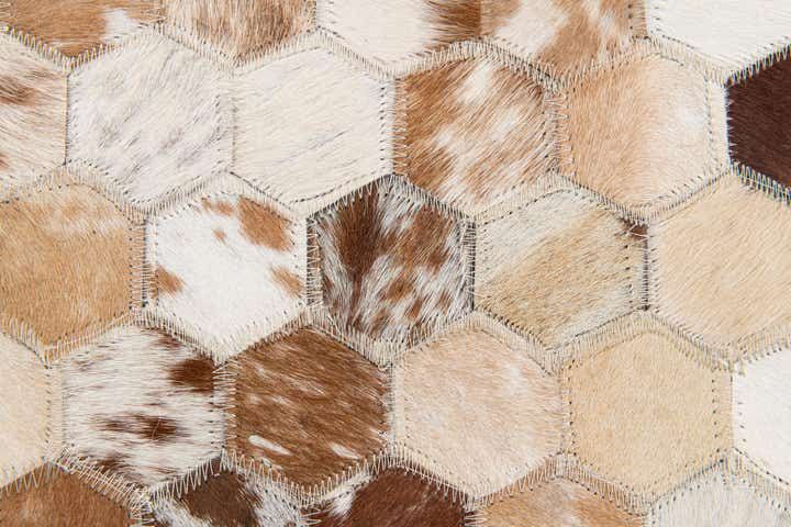 8' x 9' 10 Cowhide Stocks Rug