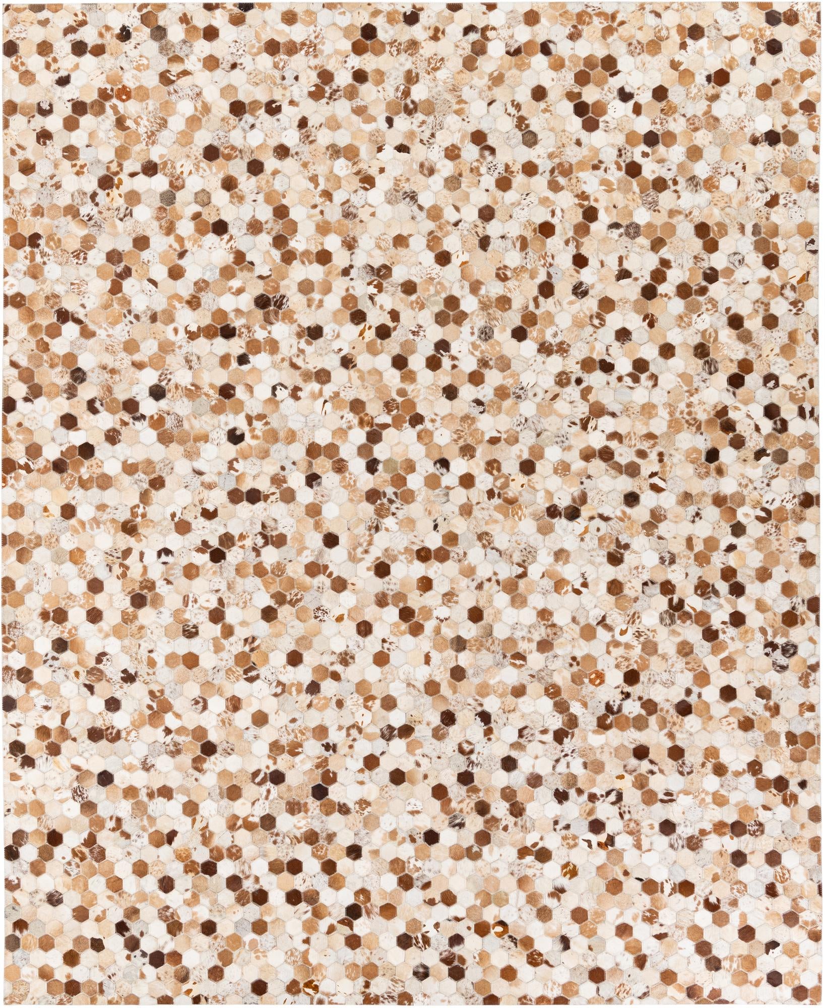 8' x 9' 10 Cowhide Stocks Rug