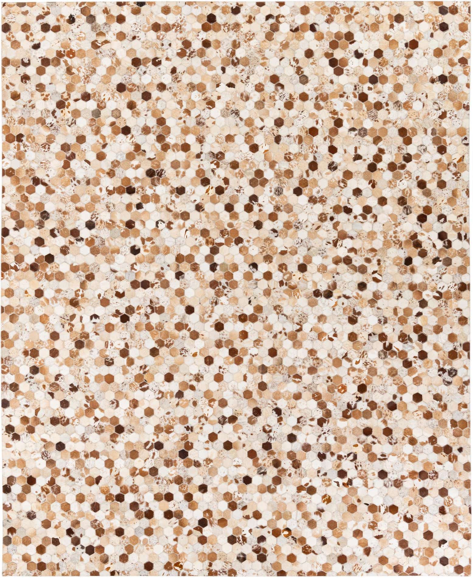 8' x 9' 10 Cowhide Stocks Rug