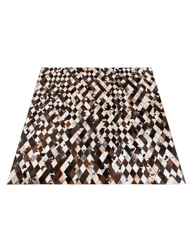Detail image of 8' 1 x 10' 2 Cowhide Stocks Rug