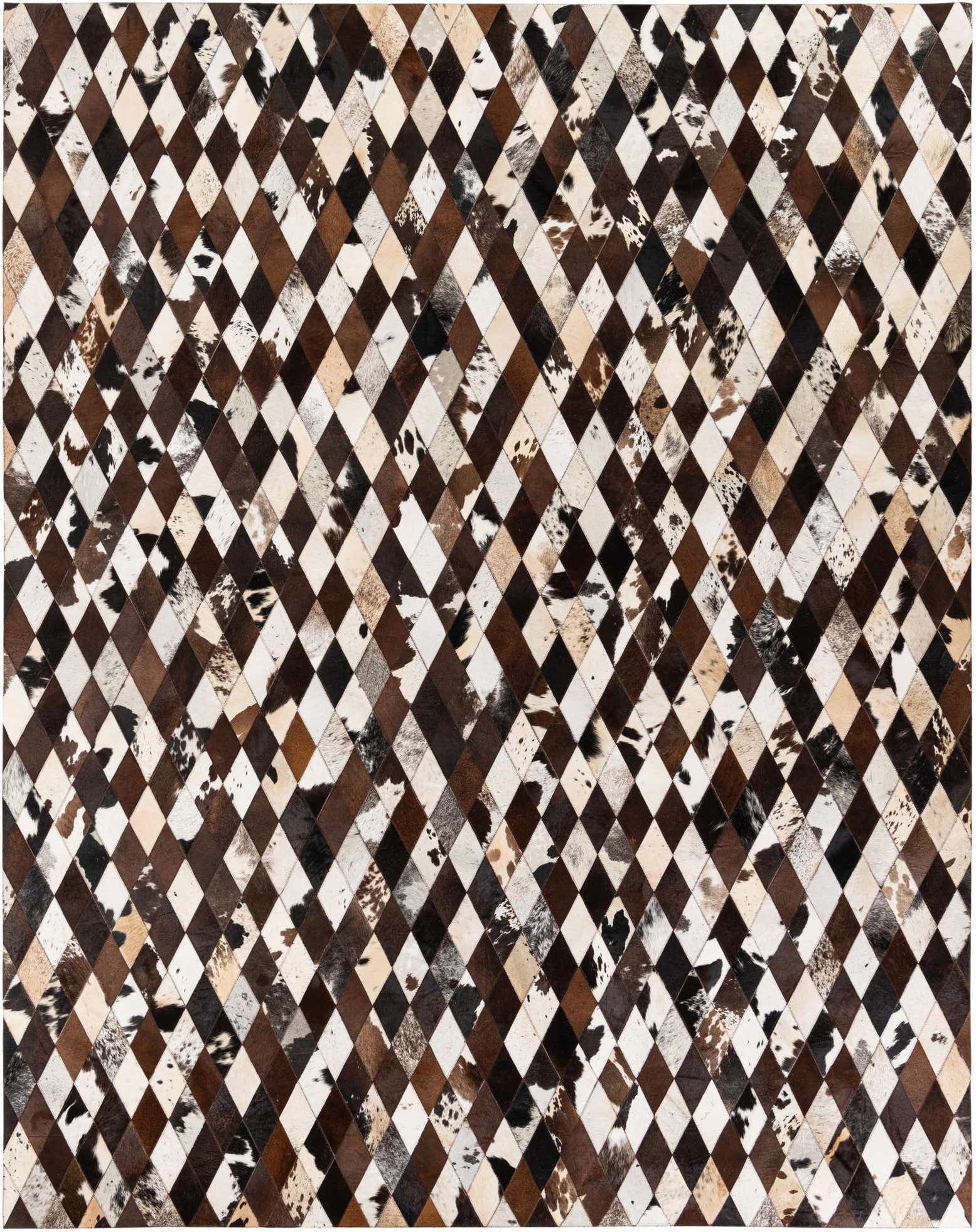8' 1 x 10' 2 Cowhide Stocks Rug