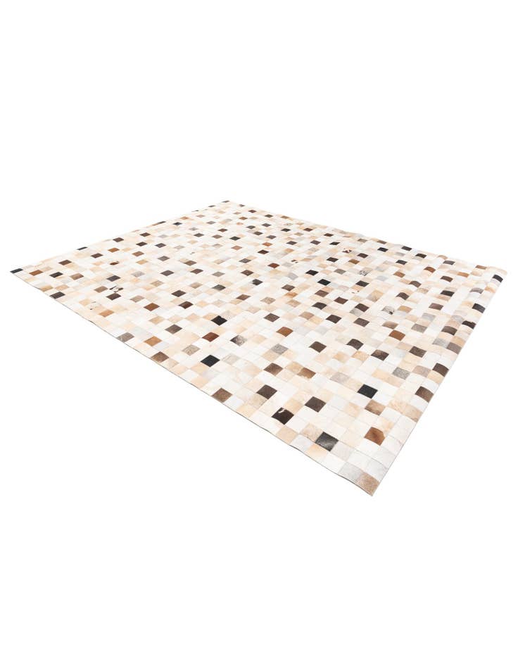 Detail image of 7' 11 x 9' 8 Cowhide Stocks Rug