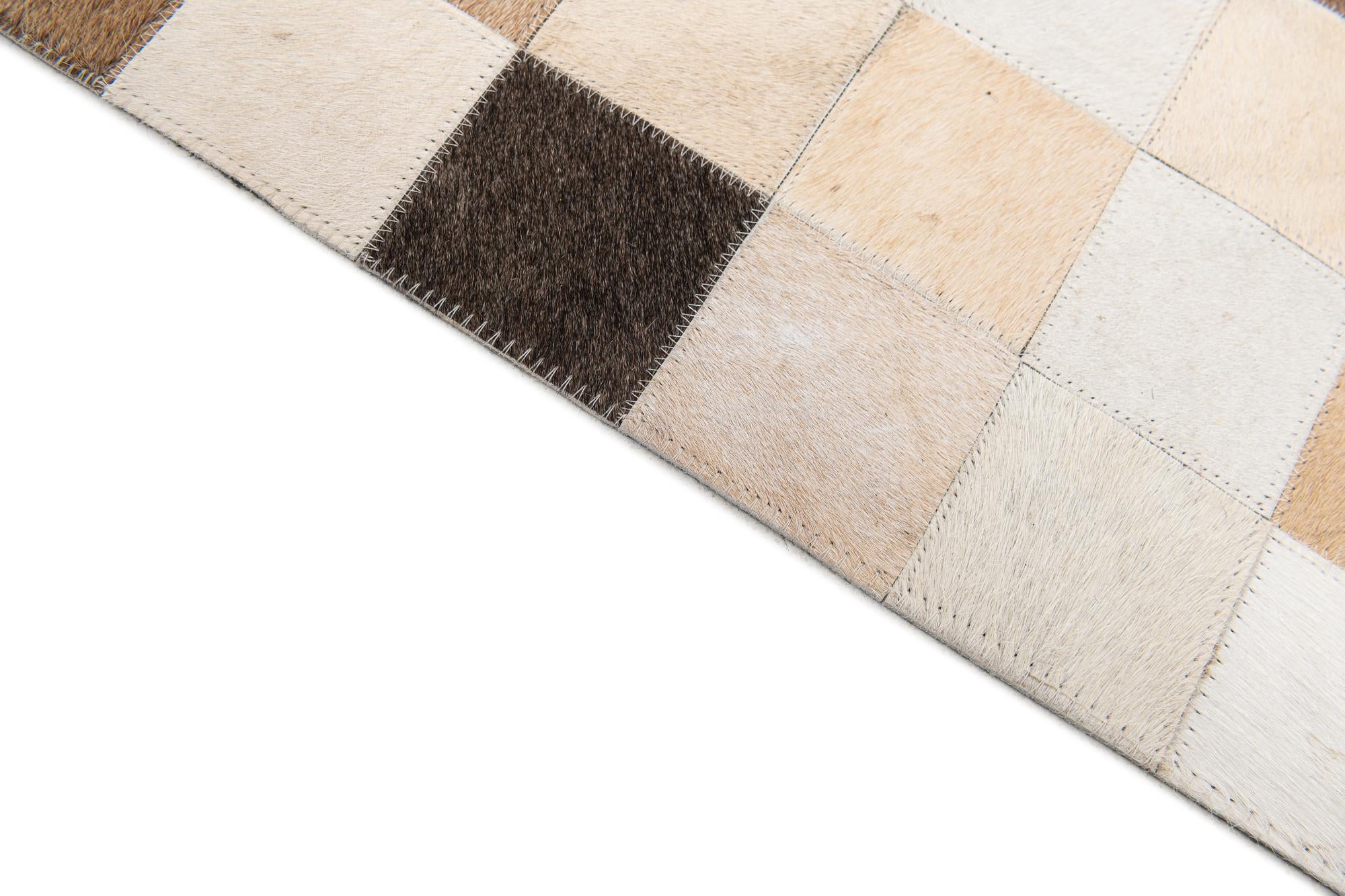 7' 11 x 9' 8 Cowhide Stocks Rug