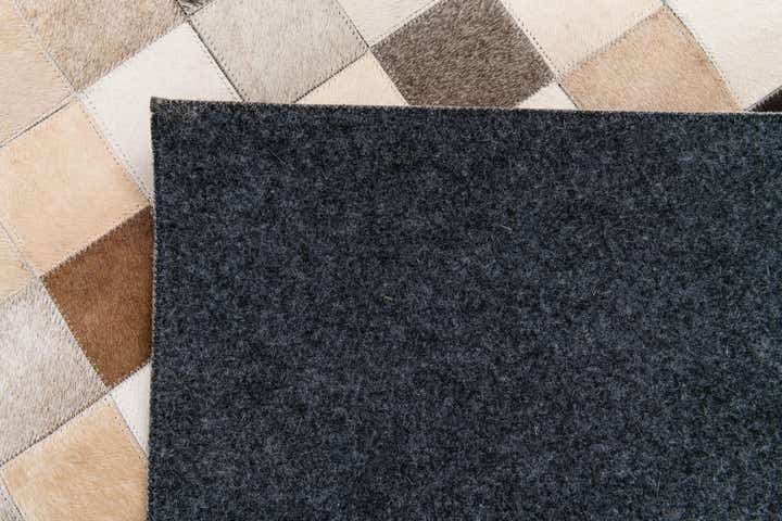 7' 11 x 9' 8 Cowhide Stocks Rug