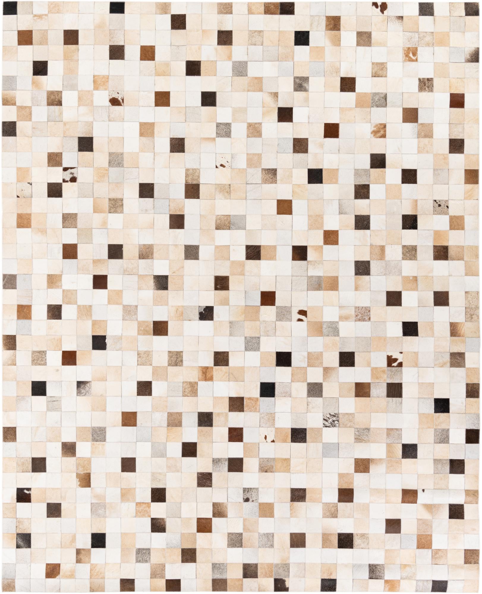 7' 11 x 9' 8 Cowhide Stocks Rug