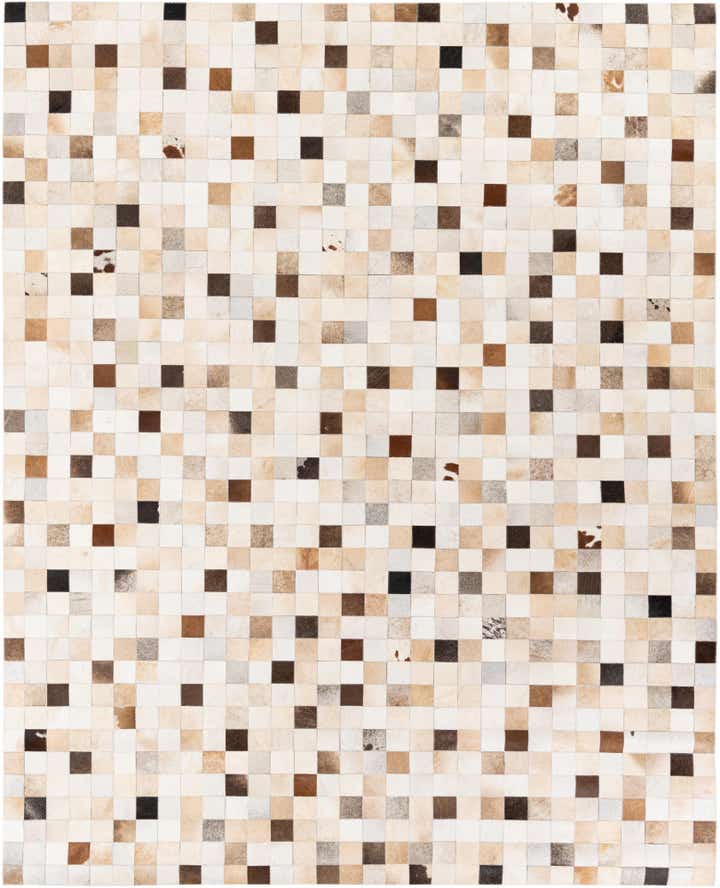 7' 11 x 9' 8 Cowhide Stocks Rug