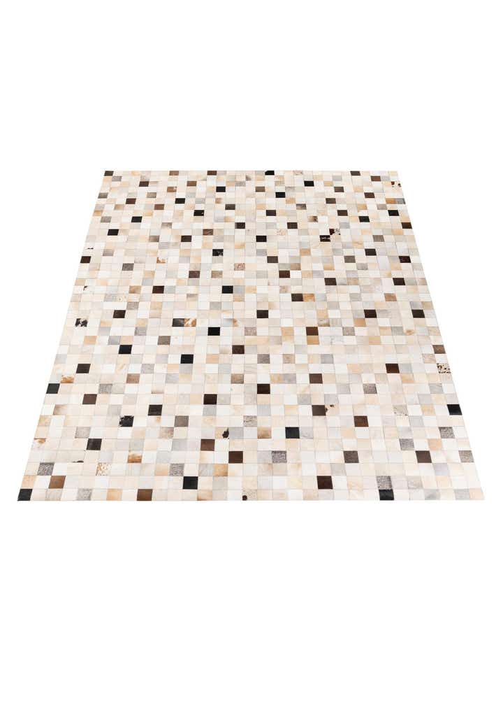 7' 11 x 9' 10 Cowhide Stocks Rug