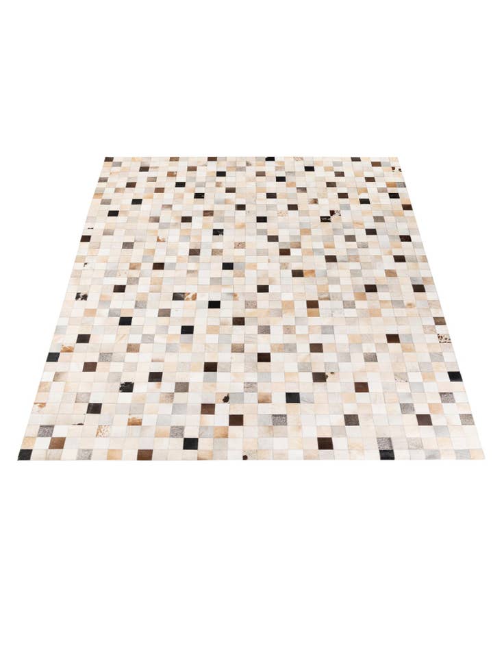 Detail image of 7' 11 x 9' 10 Cowhide Stocks Rug