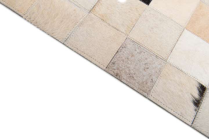 7' 11 x 9' 10 Cowhide Stocks Rug