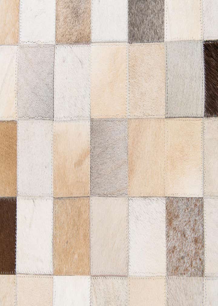 7' 11 x 9' 10 Cowhide Stocks Rug