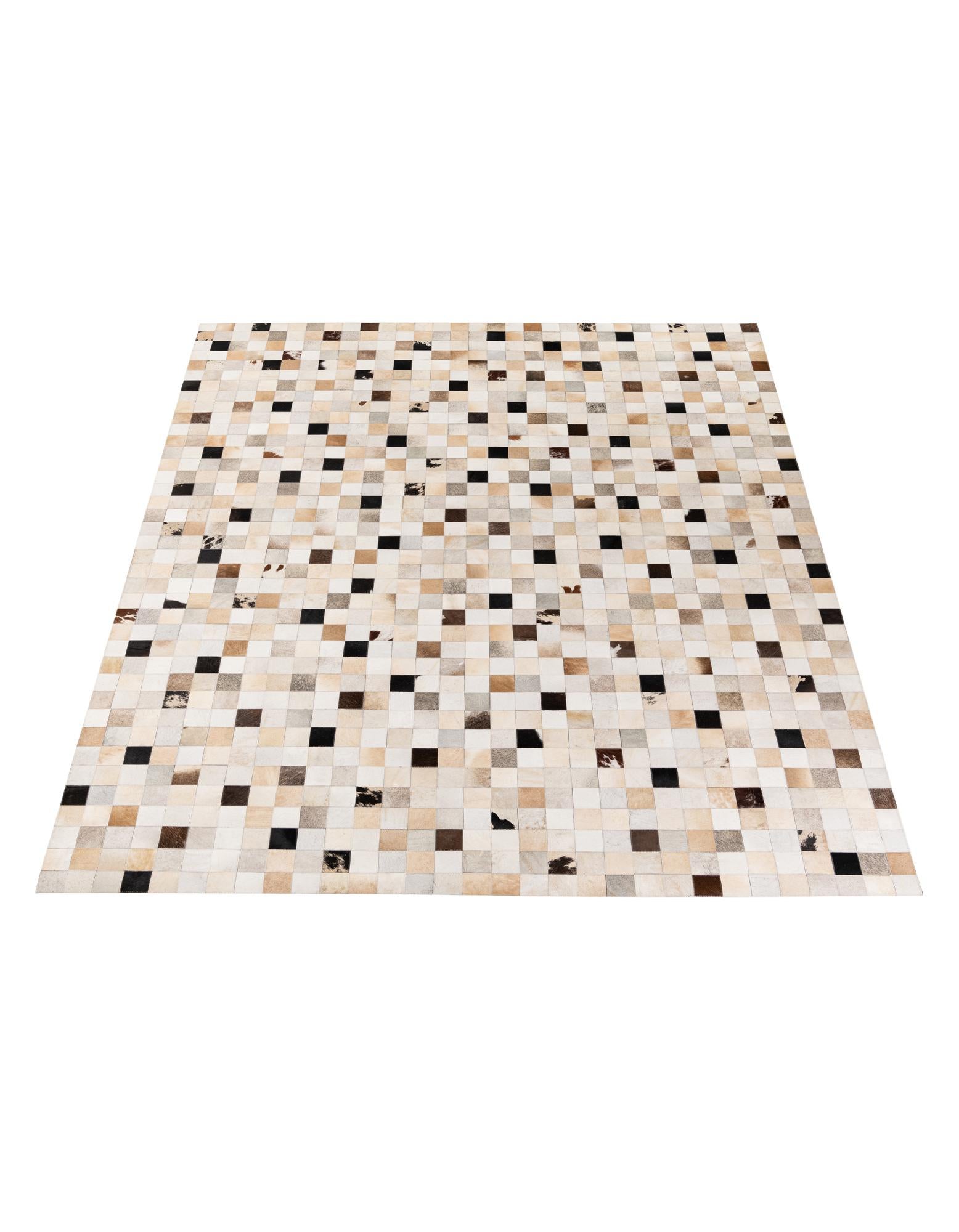 7' 11 x 9' 10 Cowhide Stocks Rug