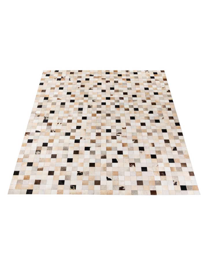 7' 11 x 9' 10 Cowhide Stocks Rug