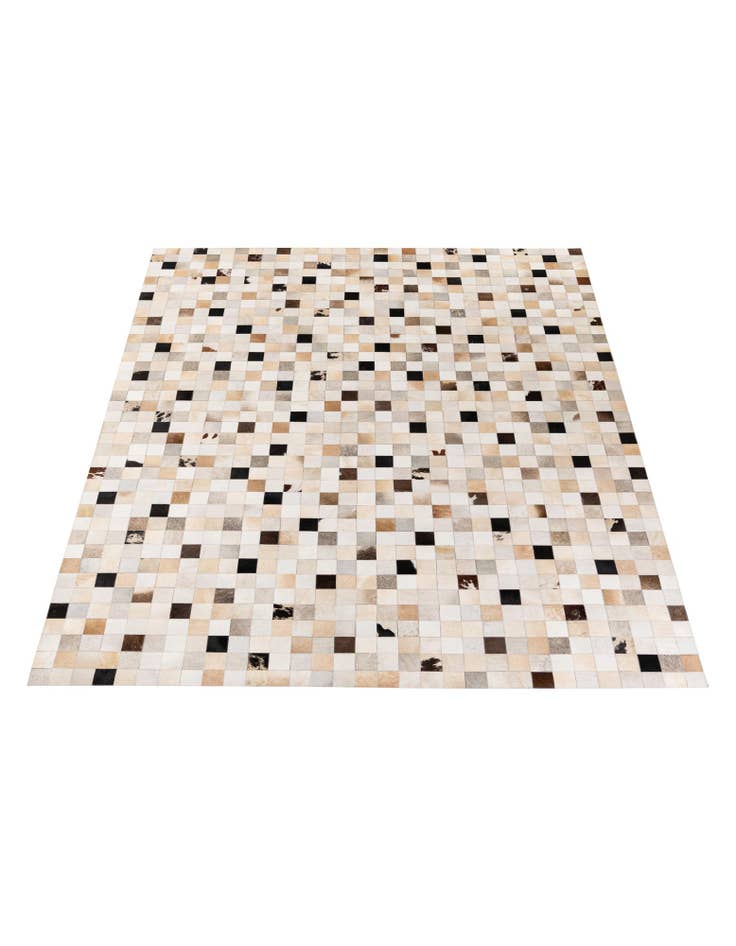 Detail image of 7' 11 x 9' 10 Cowhide Stocks Rug