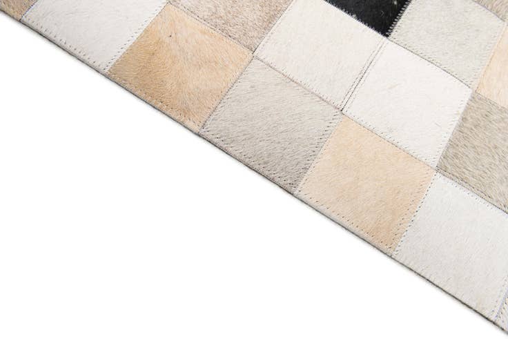 Detail image of 7' 11 x 9' 10 Cowhide Stocks Rug
