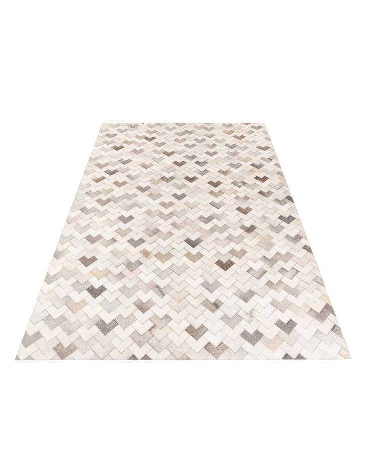 Detail image of 6' x 9' Cowhide Stocks Rug