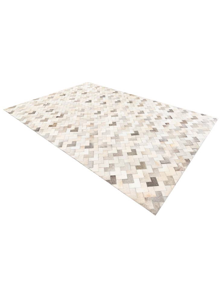 Detail image of 6' x 9' Cowhide Stocks Rug