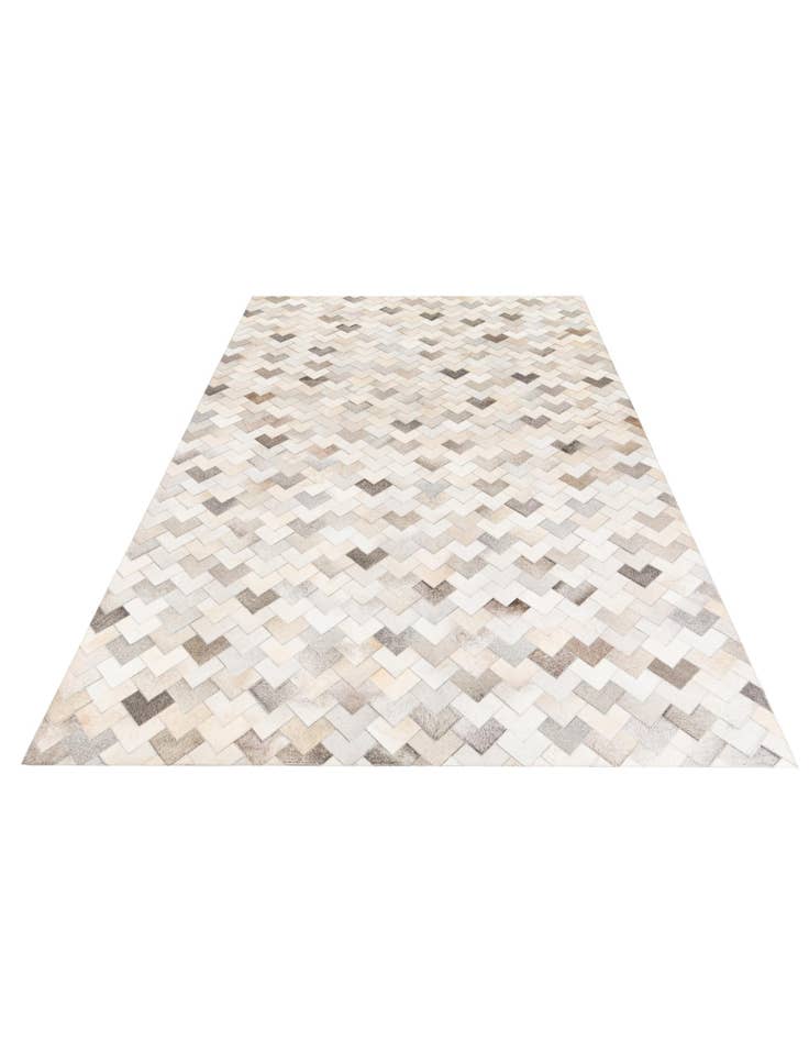 Detail image of 6' x 9' Cowhide Stocks Rug