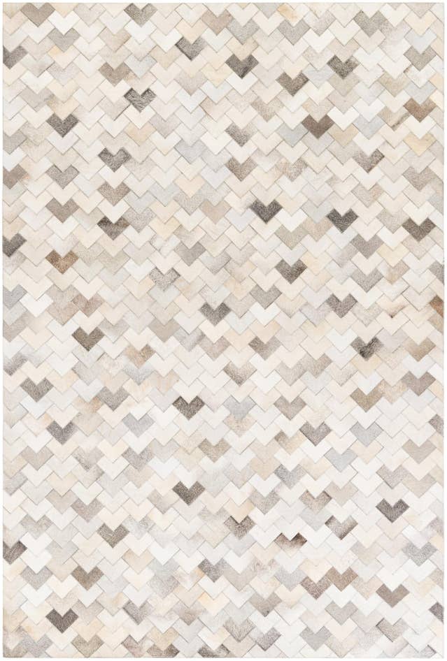 Detail image of 6' x 9' Cowhide Stocks Rug