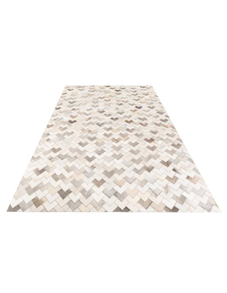 Detail image of 6' x 8' 11 Cowhide Stocks Rug