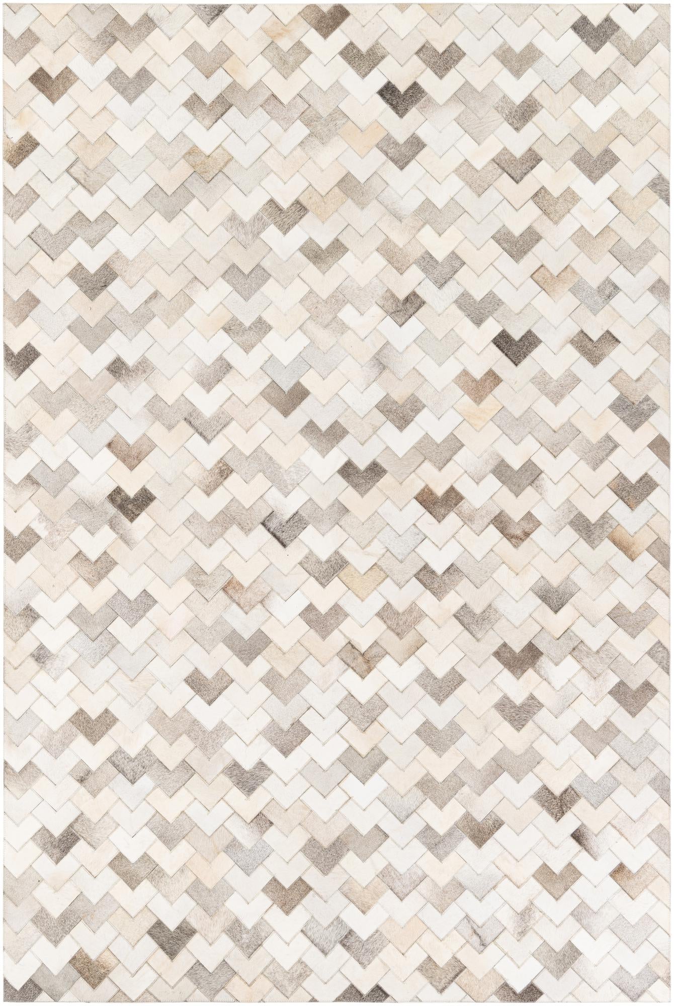 6' x 8' 11 Cowhide Stocks Rug