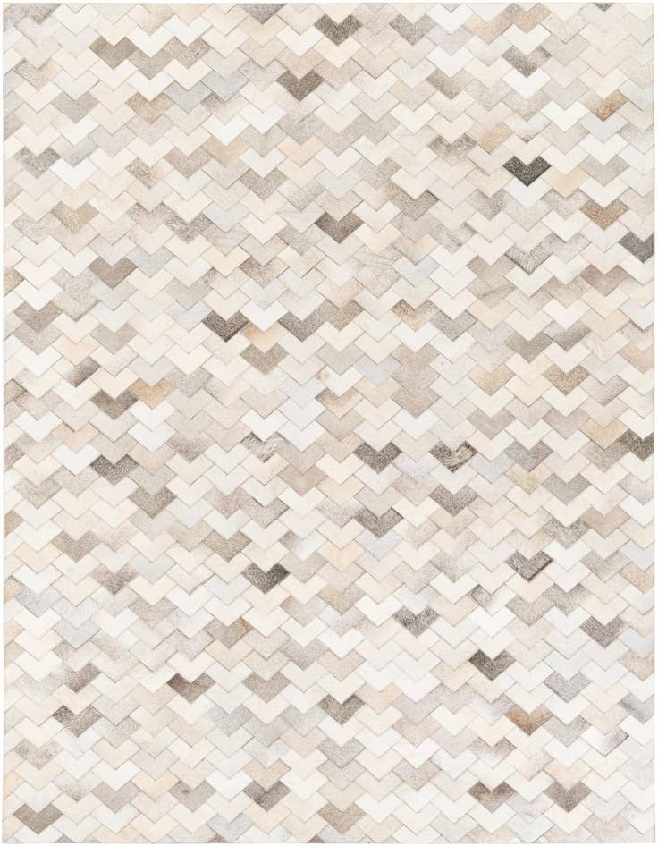 Detail image of 6' x 9' Cowhide Stocks Rug