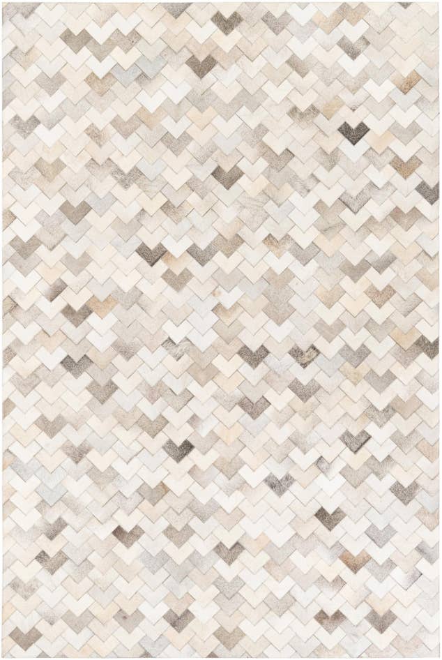 Detail image of 6' x 9' Cowhide Stocks Rug