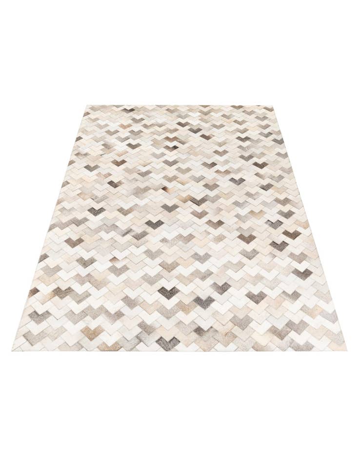 Detail image of 6' x 8' 11 Cowhide Stocks Rug