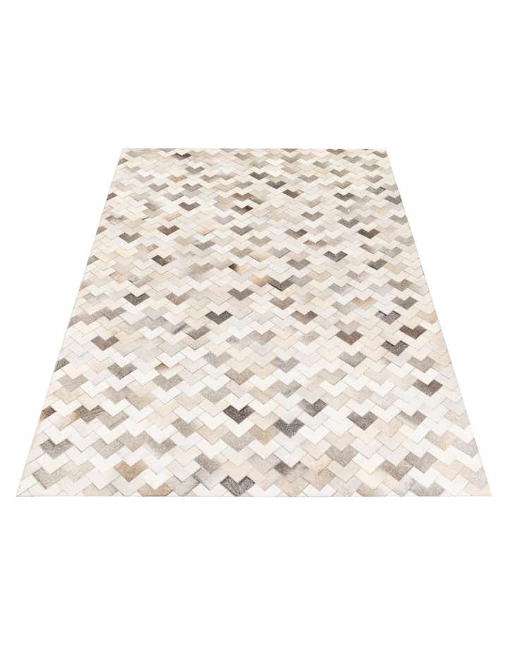 6' x 8' 11 Cowhide Stocks Rug