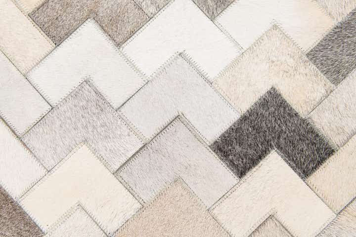 6' x 8' 11 Cowhide Stocks Rug