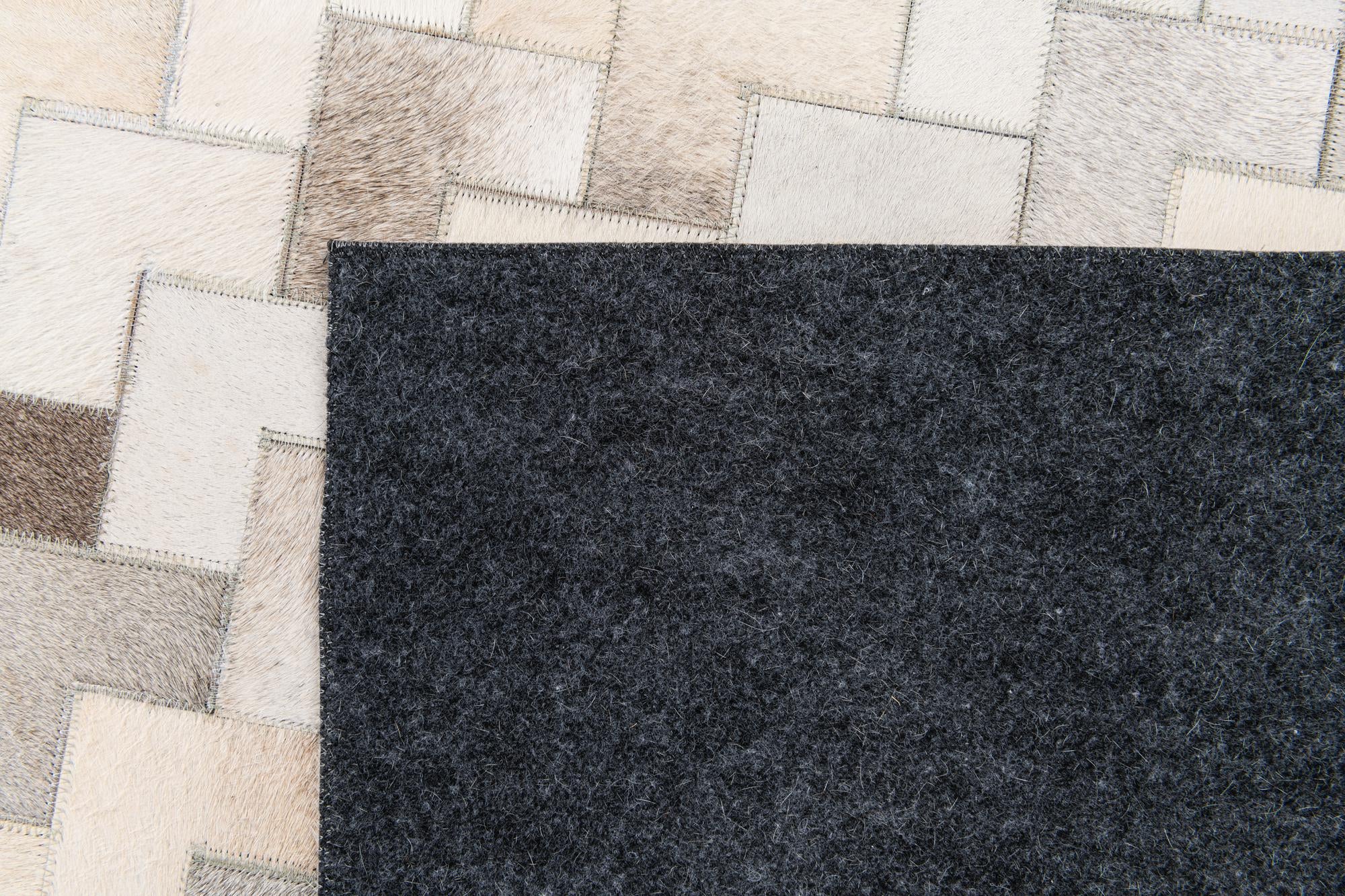 6' x 8' 11 Cowhide Stocks Rug