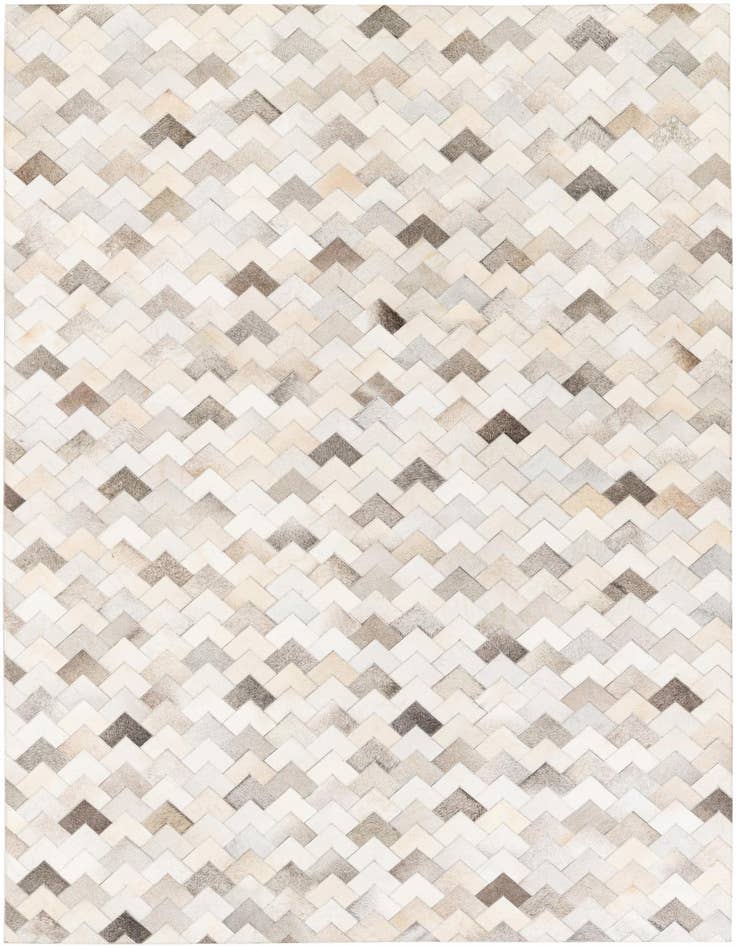 Detail image of 6' x 9' Cowhide Stocks Rug