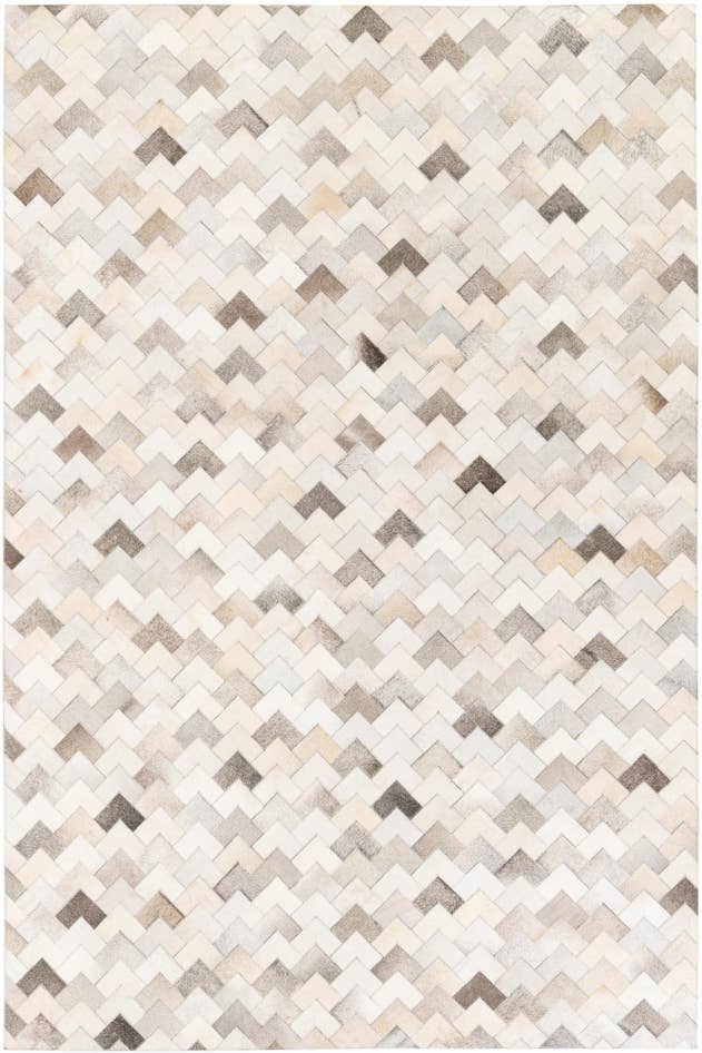 Detail image of 6' x 9' Cowhide Stocks Rug