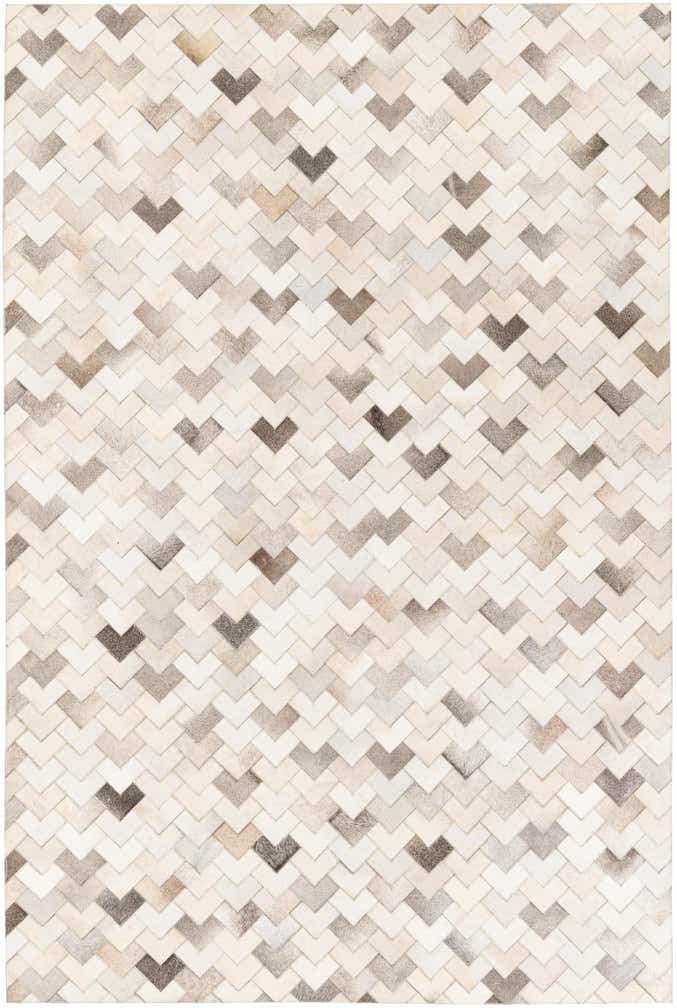 6' 1 x 9' Cowhide Stocks Rug