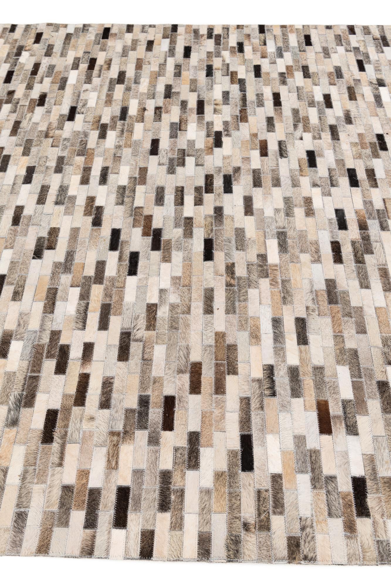 6' x 9' Cowhide Stocks Rug