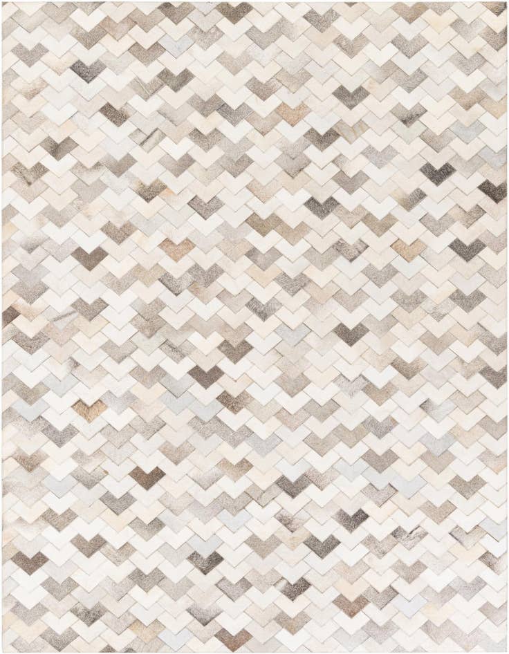 Detail image of 6' x 9' Cowhide Stocks Rug