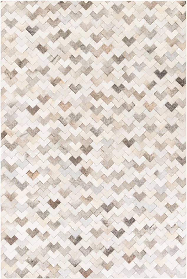 Detail image of 6' x 9' Cowhide Stocks Rug