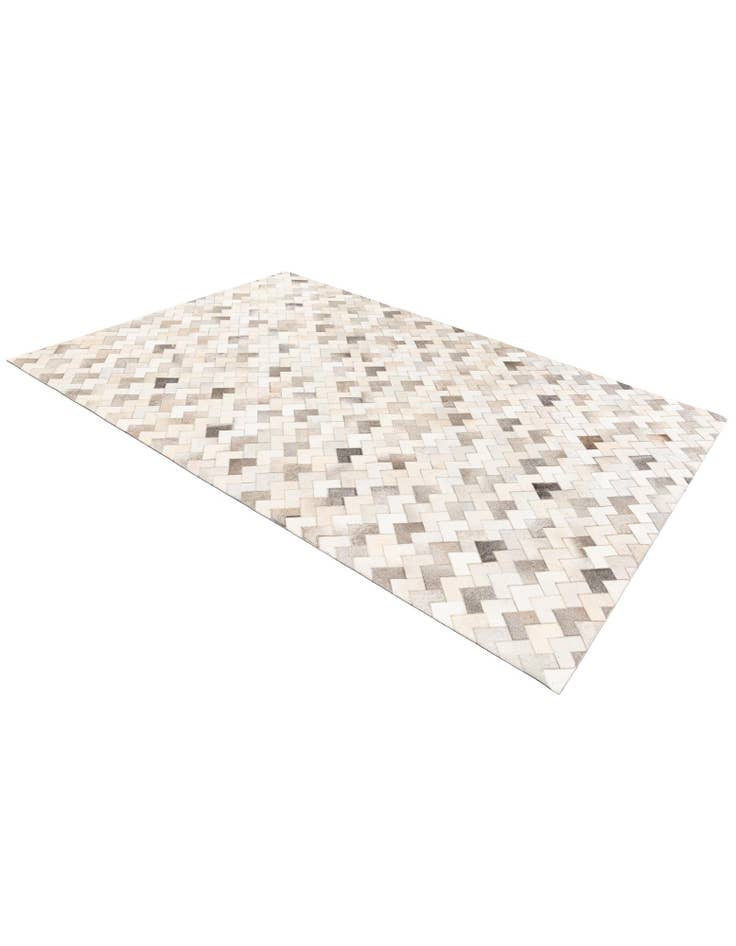 Detail image of 6' x 8' 11 Cowhide Stocks Rug