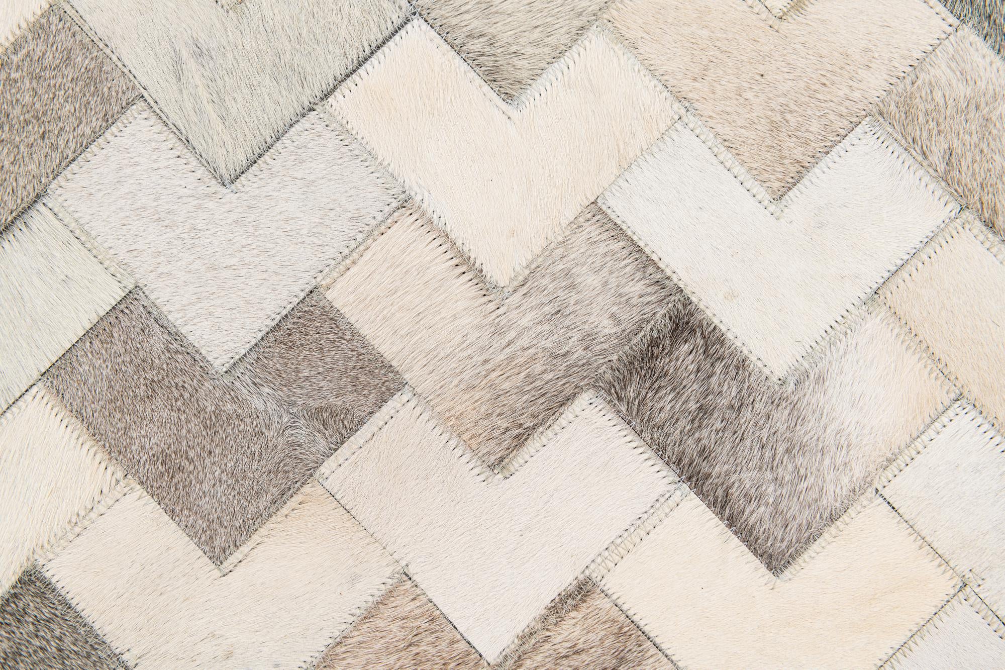 6' x 8' 11 Cowhide Stocks Rug
