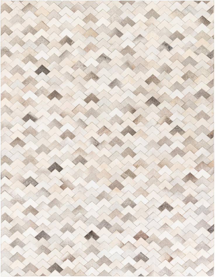 Detail image of 6' x 8' 11 Cowhide Stocks Rug