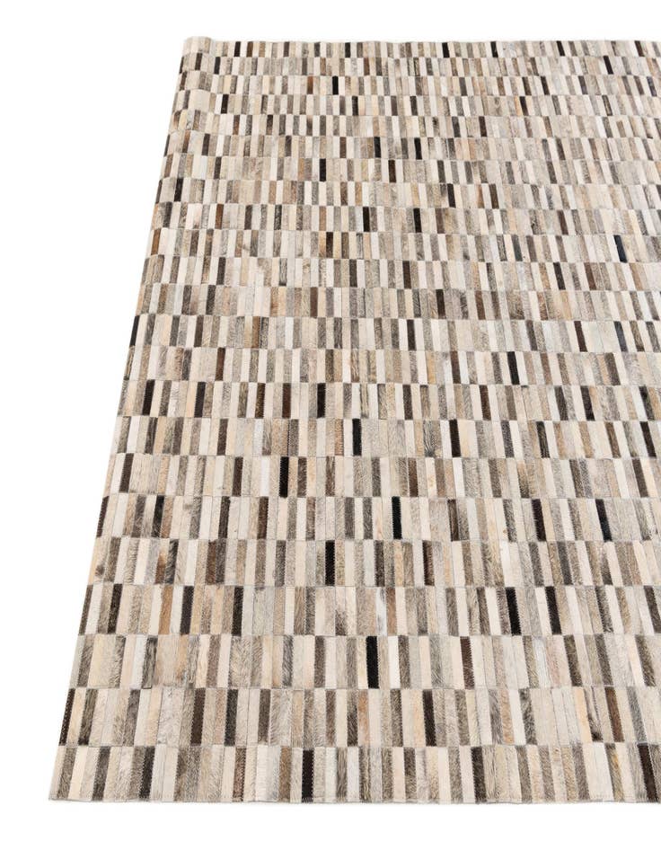 Detail image of 6' x 9' Cowhide Stocks Rug