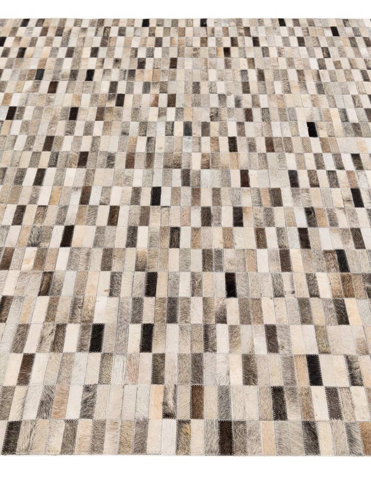 Detail image of 6' x 9' Cowhide Stocks Rug