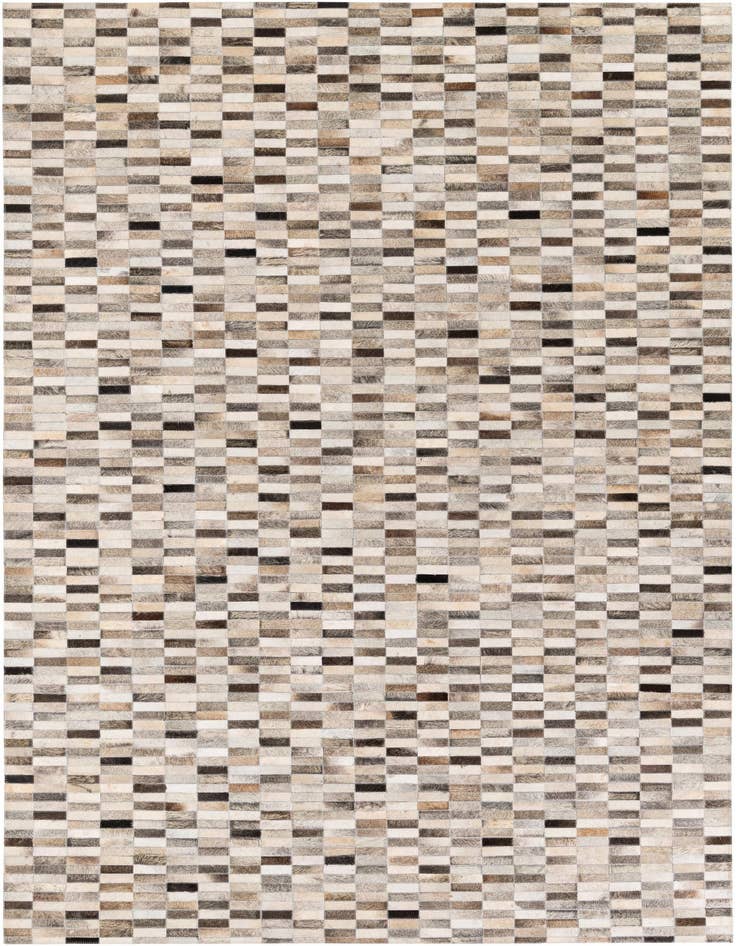 Detail image of 6' x 9' Cowhide Stocks Rug
