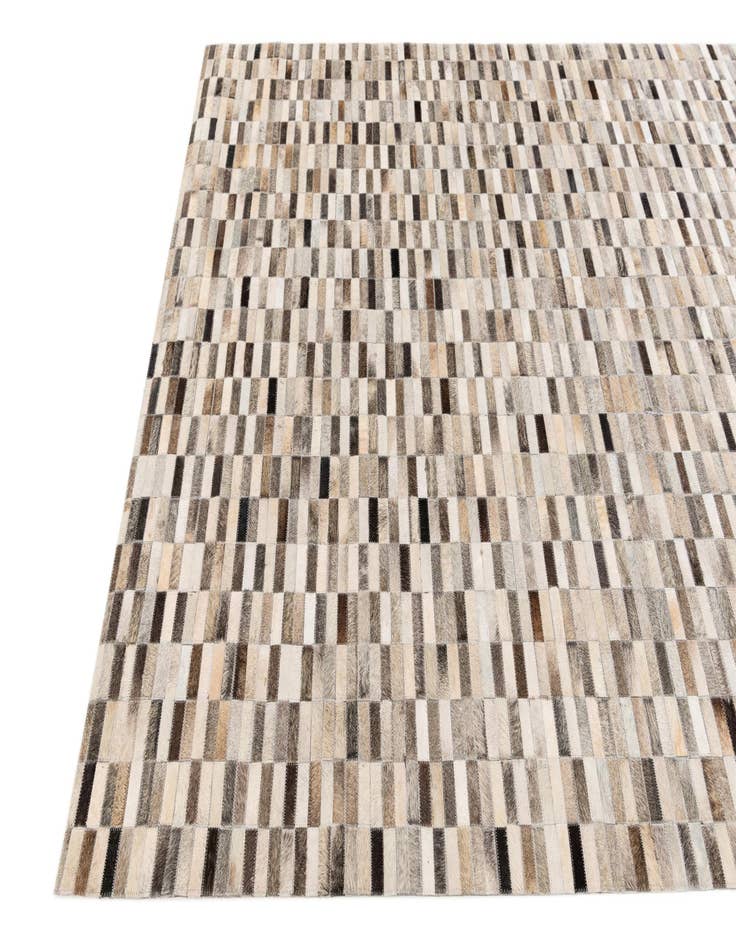 Detail image of 6' x 9' Cowhide Stocks Rug