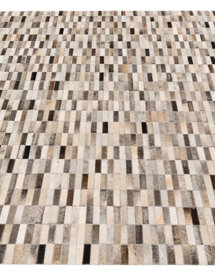 Detail image of 6' x 9' Cowhide Stocks Rug