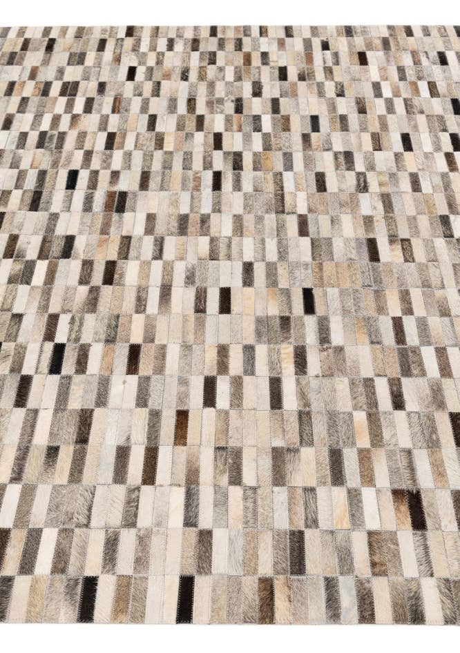 Detail image of 6' x 9' Cowhide Stocks Rug