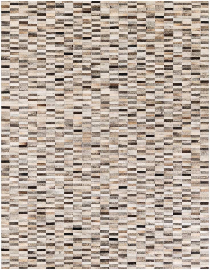 Detail image of 6' x 9' Cowhide Stocks Rug