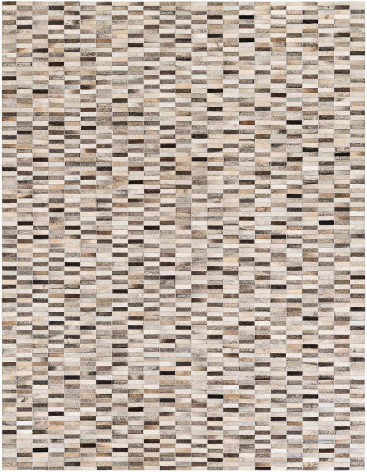 Detail image of 6' x 8' 11 Cowhide Stocks Rug