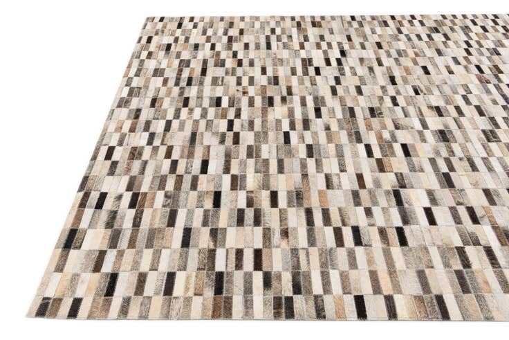 Detail image of 6' x 8' 11 Cowhide Stocks Rug