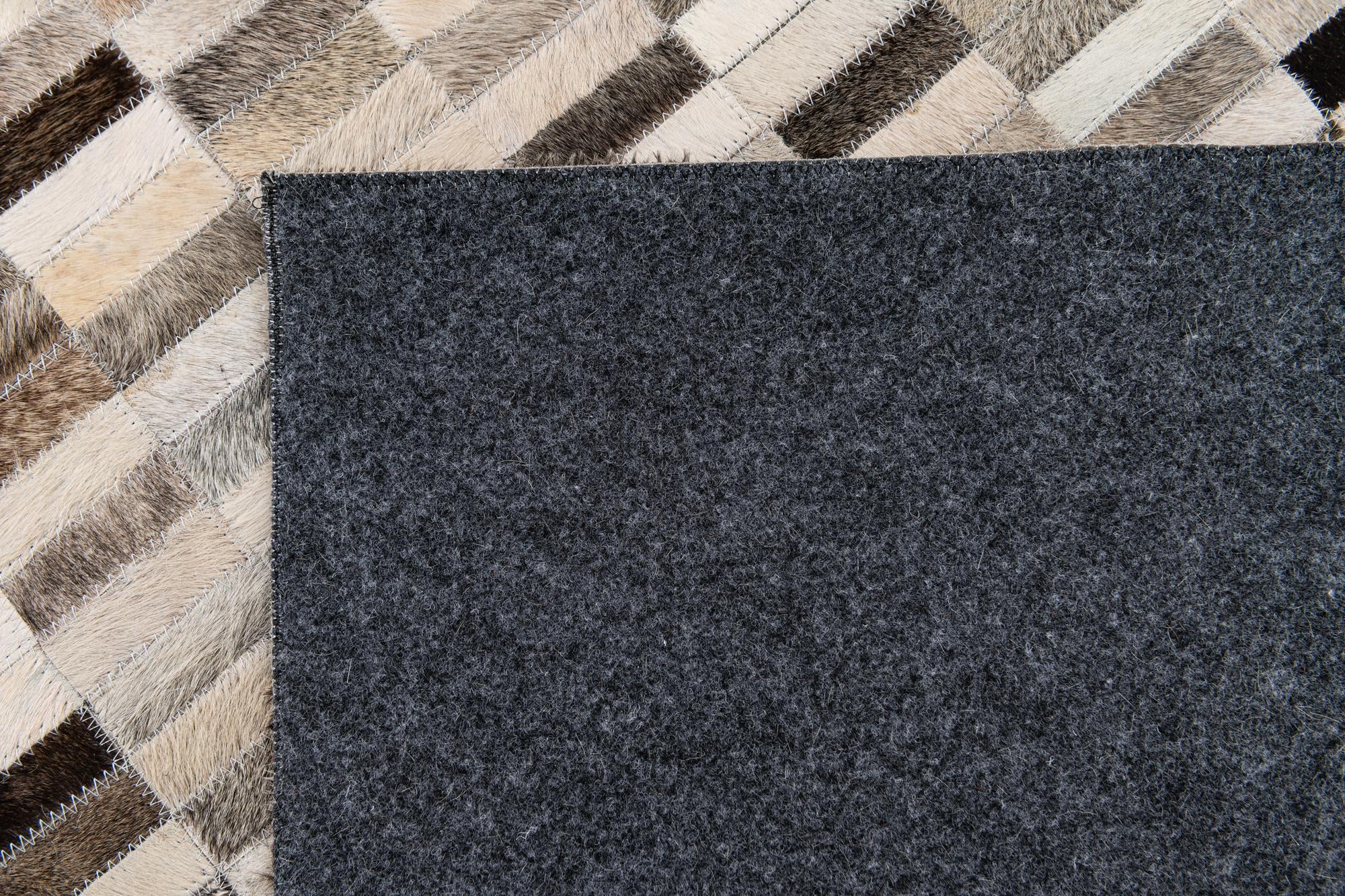 6' x 8' 11 Cowhide Stocks Rug